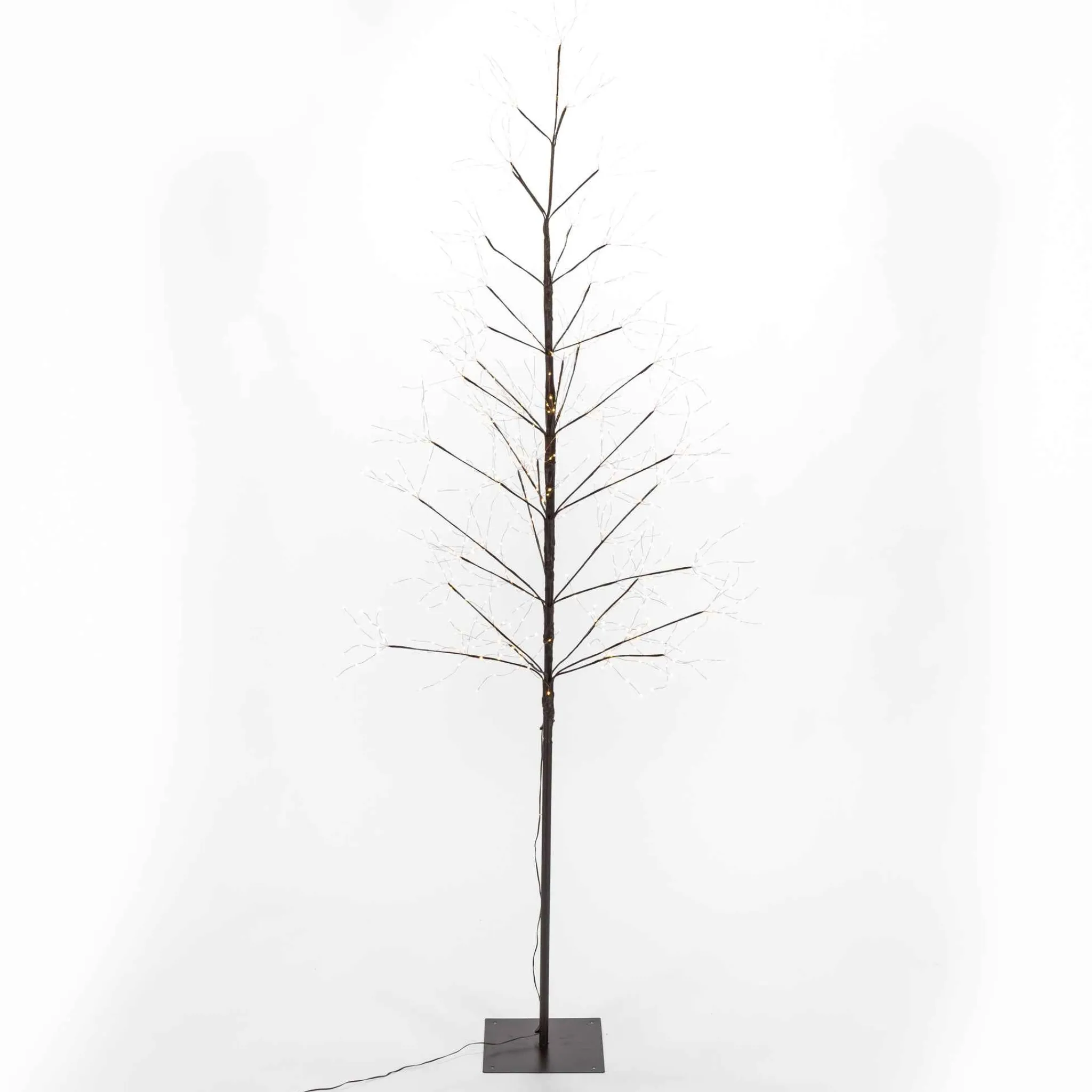 Gerson International 7 Foot Tall Brown Glowing Lighted Tree, Micro Leds