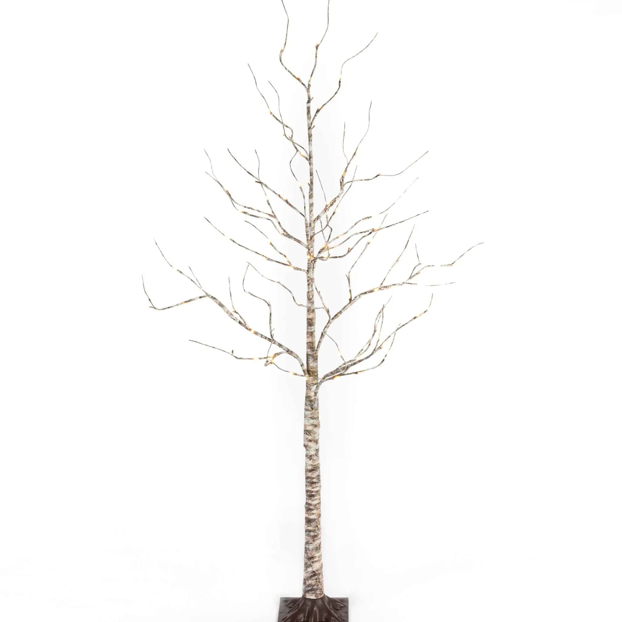 Gerson International 6 Foot Tall Prelit Birch Tree, Warm White Leds
