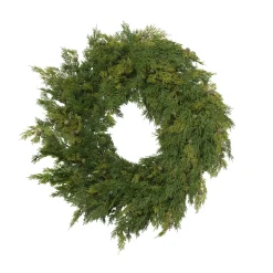 Gerson International 32-In D Cedar With Berry Wreath