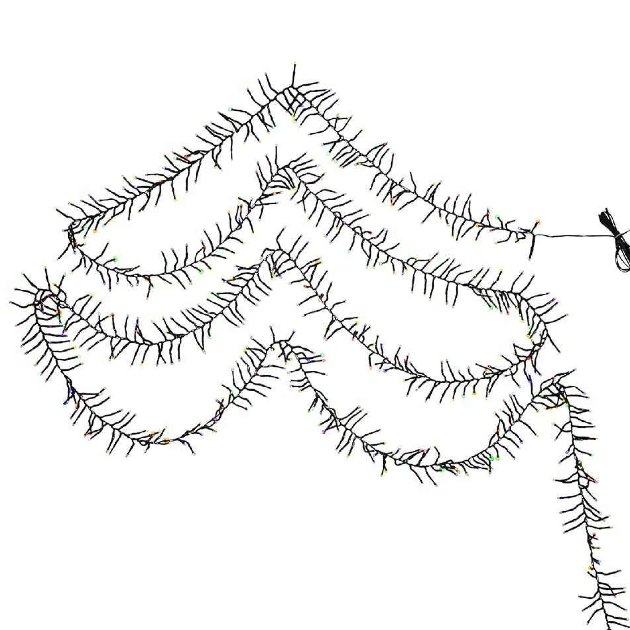 Kurt Adler Cul 1000-Light 33-Foot Cluster Garland With Multi-Color 3Mm Led Bulbs