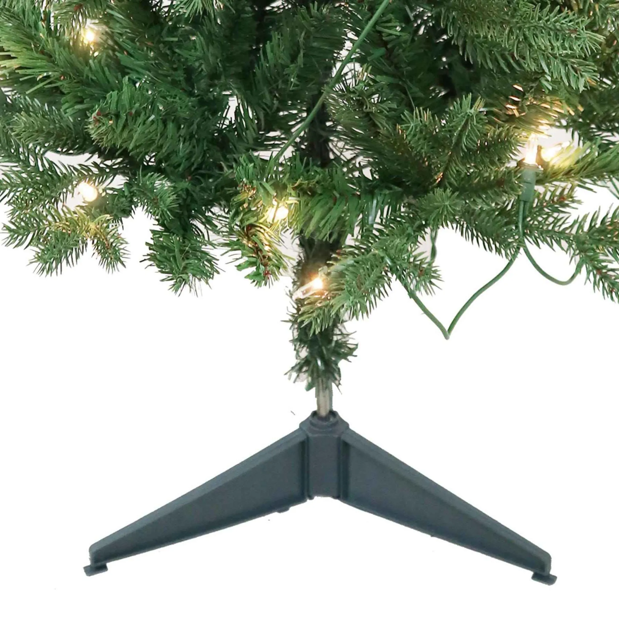 Kurt Adler 3-Foot Pre-Lit Clear Incandescent Jackson Pine Tree