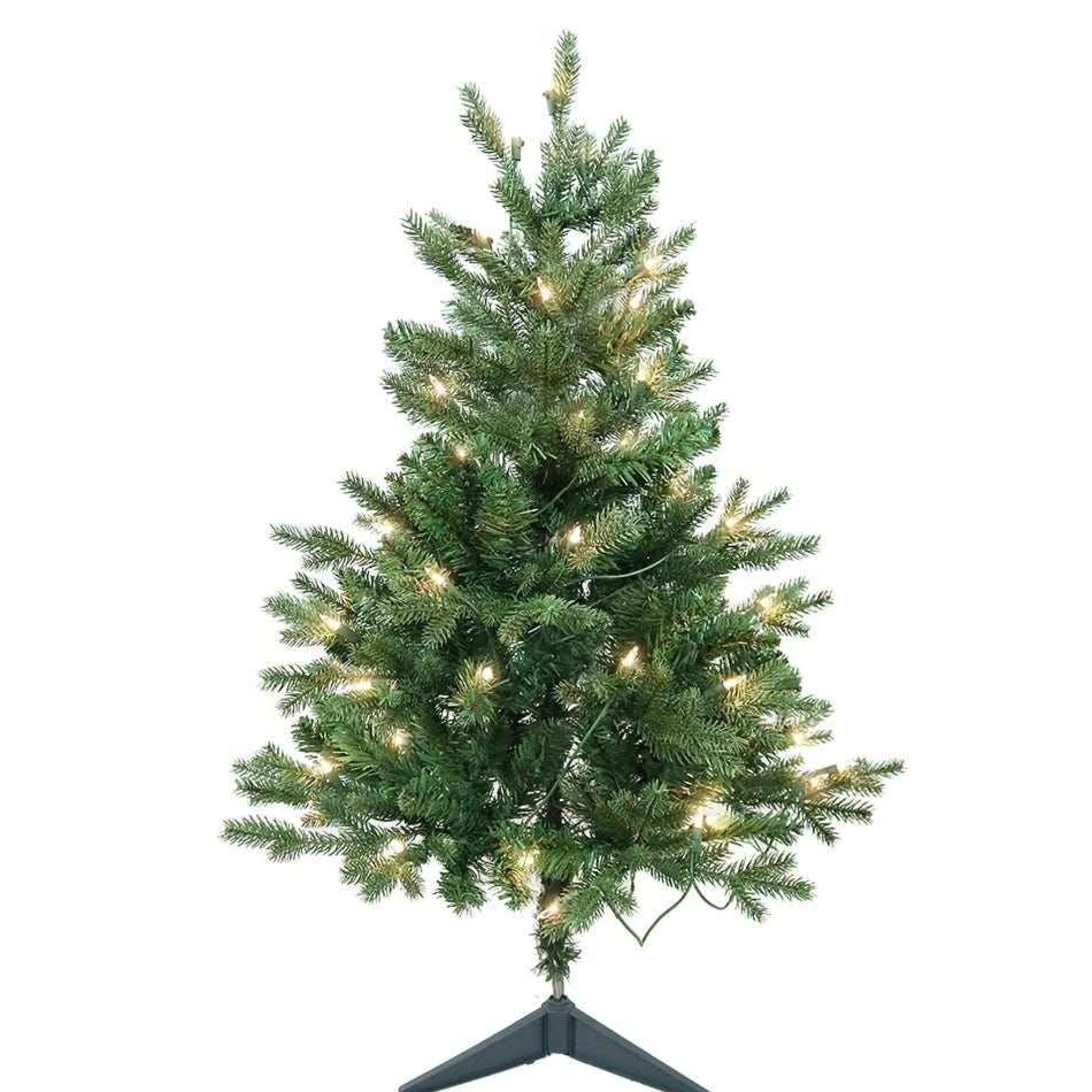 Kurt Adler 3-Foot Pre-Lit Clear Incandescent Jackson Pine Tree