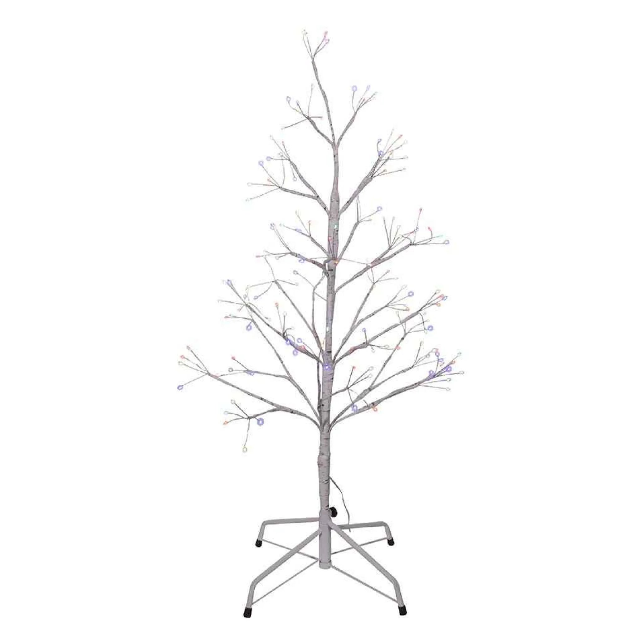 Kurt Adler 3-Foot White Birch Twig Tree With Multi-Color 8-Function Lights