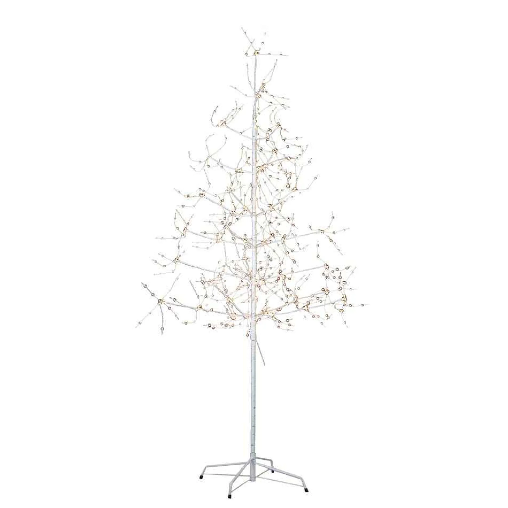 Kurt Adler 6-Foot White Birch Bark With Led Fairy Lights Tree