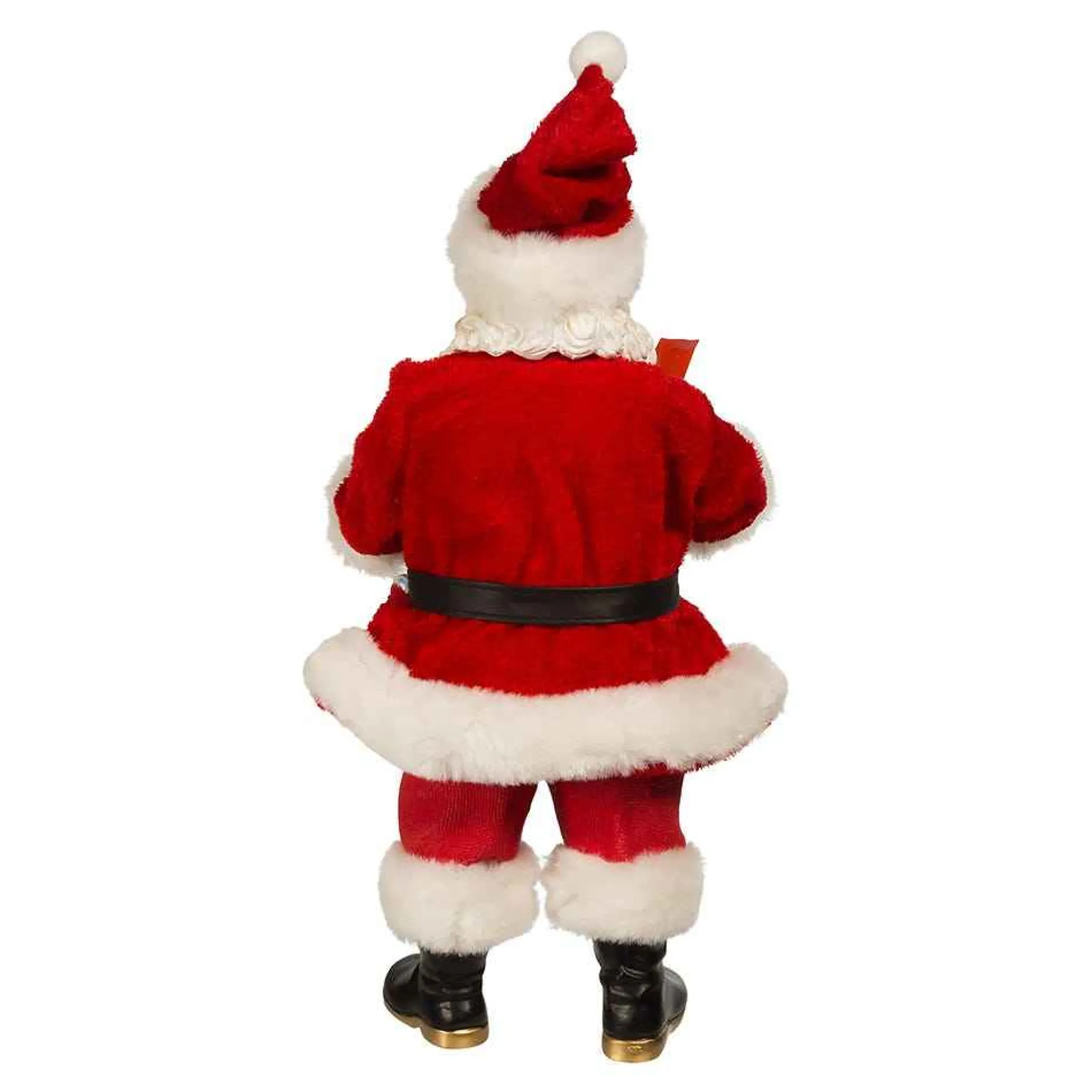 Kurt Adler Hershey Santa With Basket Tablepiece