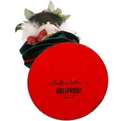 Kurt Adler 24-Inch Battery-Operated Hollywood Red And Dark Green Nutcracker With Led Hat