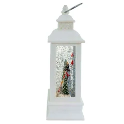 Kurt Adler 10.6-Inch Battery-Operated Led Snowman Water Lantern