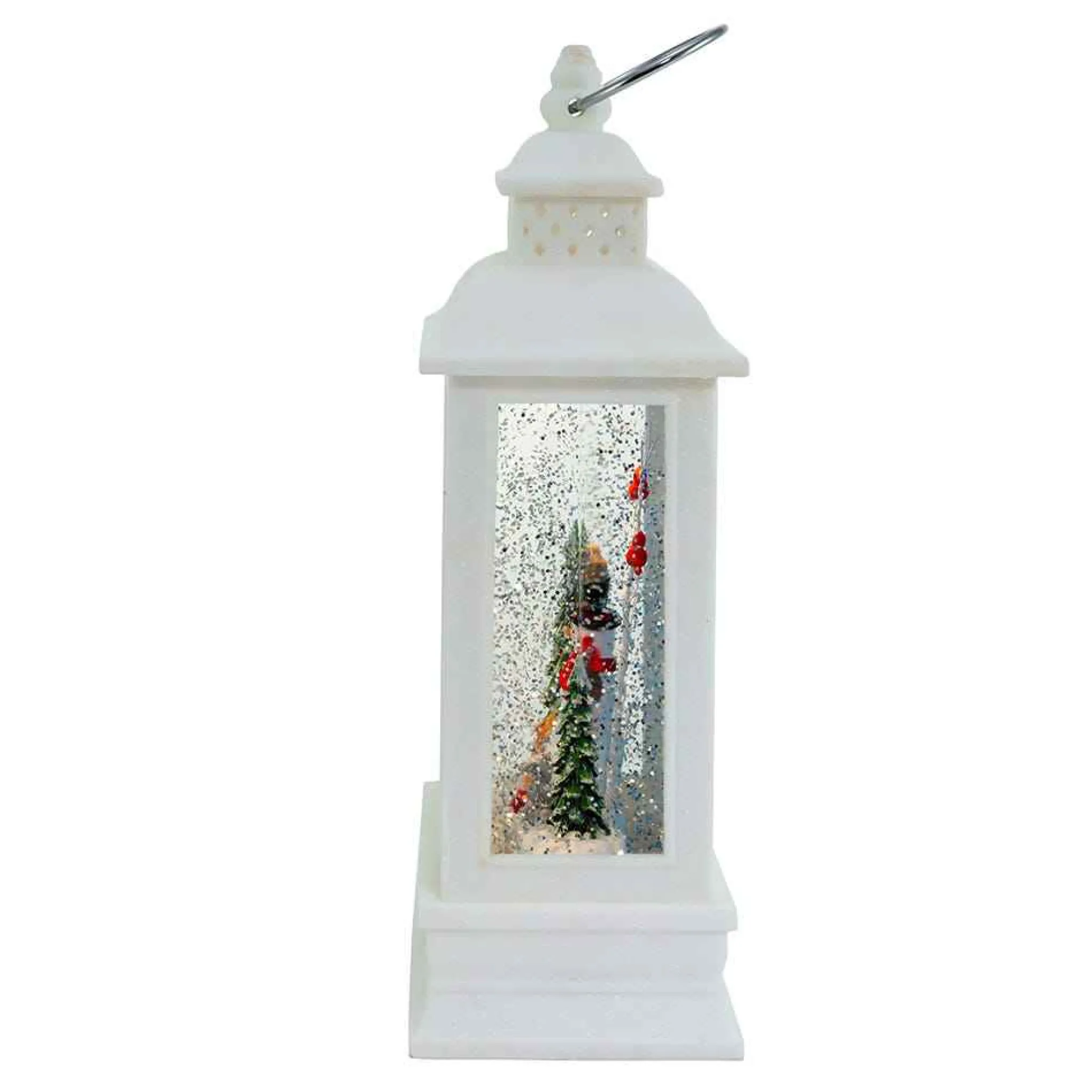 Kurt Adler 10.6-Inch Battery-Operated Led Snowman Water Lantern