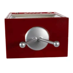 Kurt Adler 8.5-Inch Battery-Operated Rudolph And Santa Musical Tv Table Piece