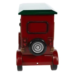 Kurt Adler 6.5-Inch Battery-Operated Lit Santa Truck Water Lantern