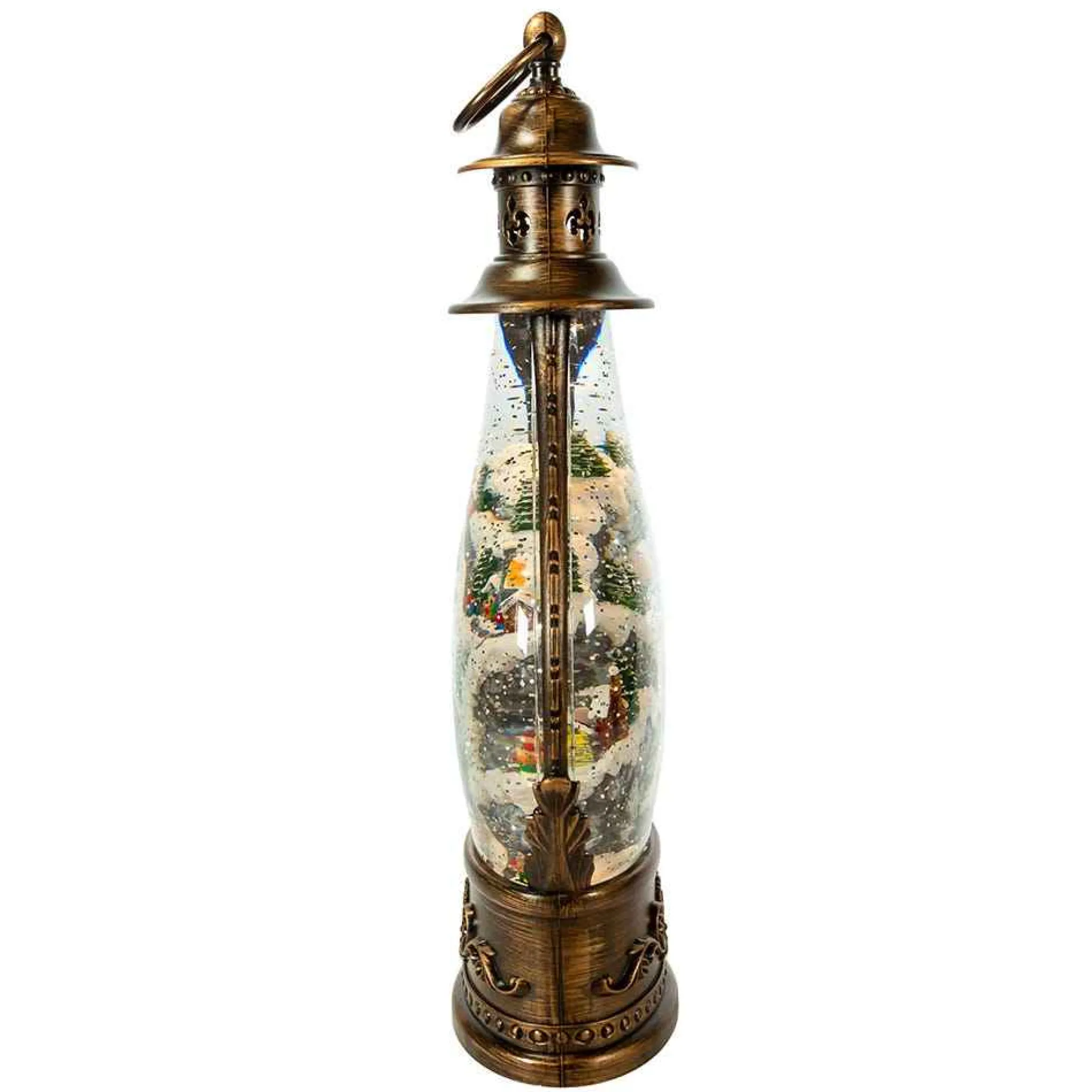 Kurt Adler 15-Inch Battery-Operated Lit Christmas Village Water Lantern