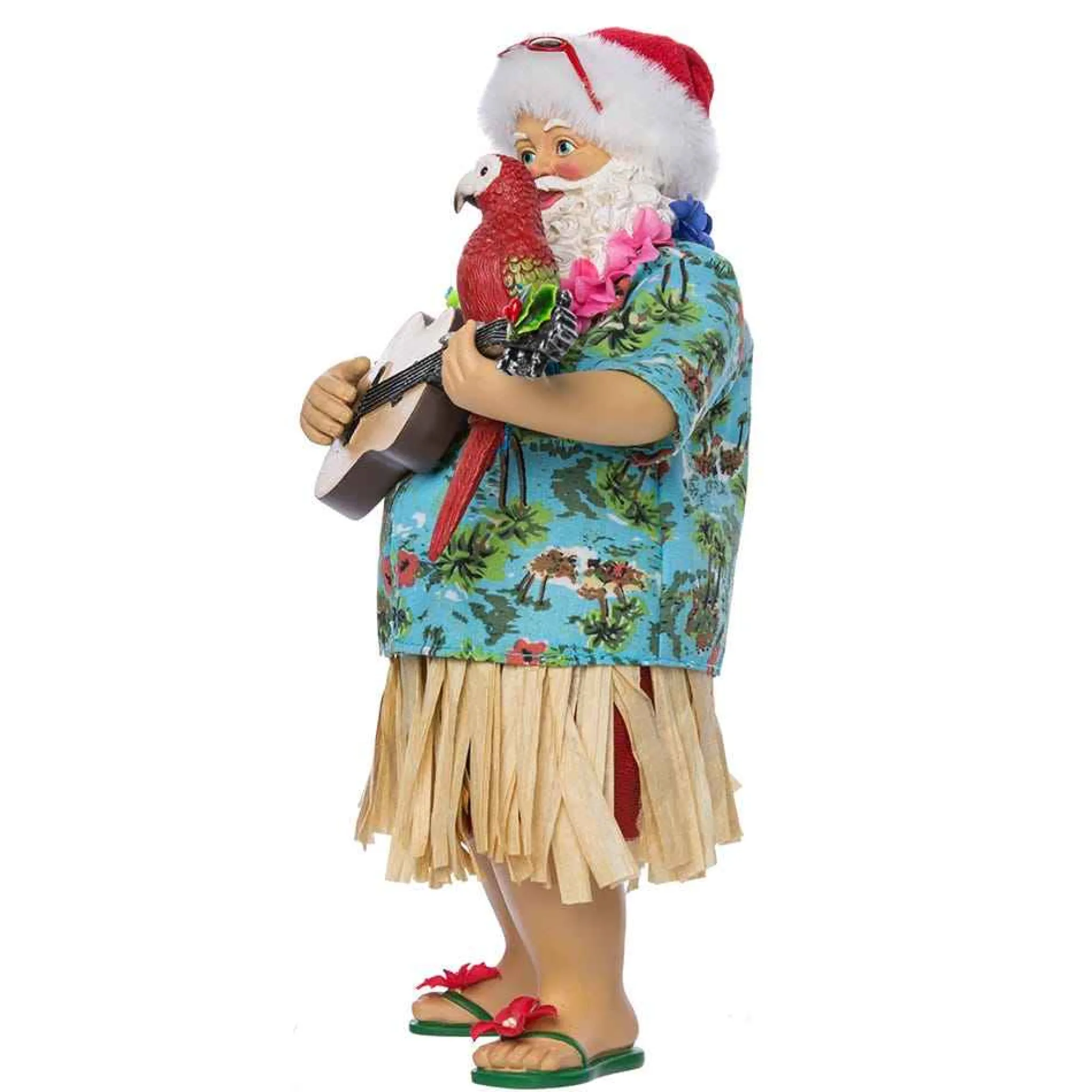 Kurt Adler 11-Inch Fabriche Beach Santa