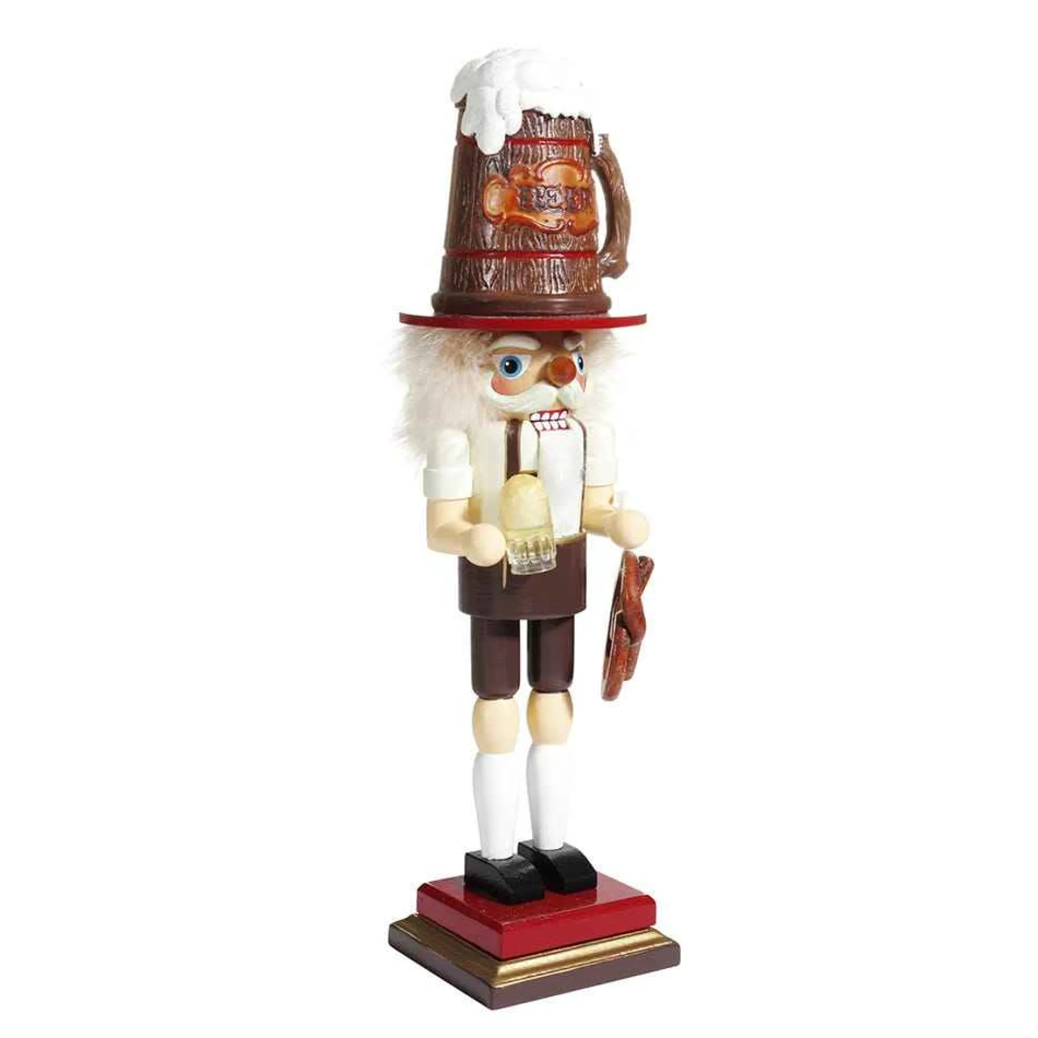 Kurt Adler 17.5-Inch Hollywood™ Beer And Pretzel Nutcracker