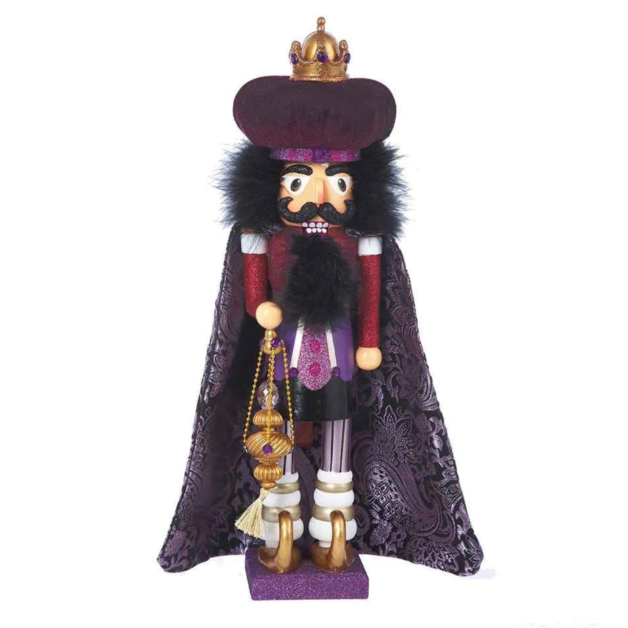Kurt Adler 18-Inch Hollywood Purple King Nutcracker