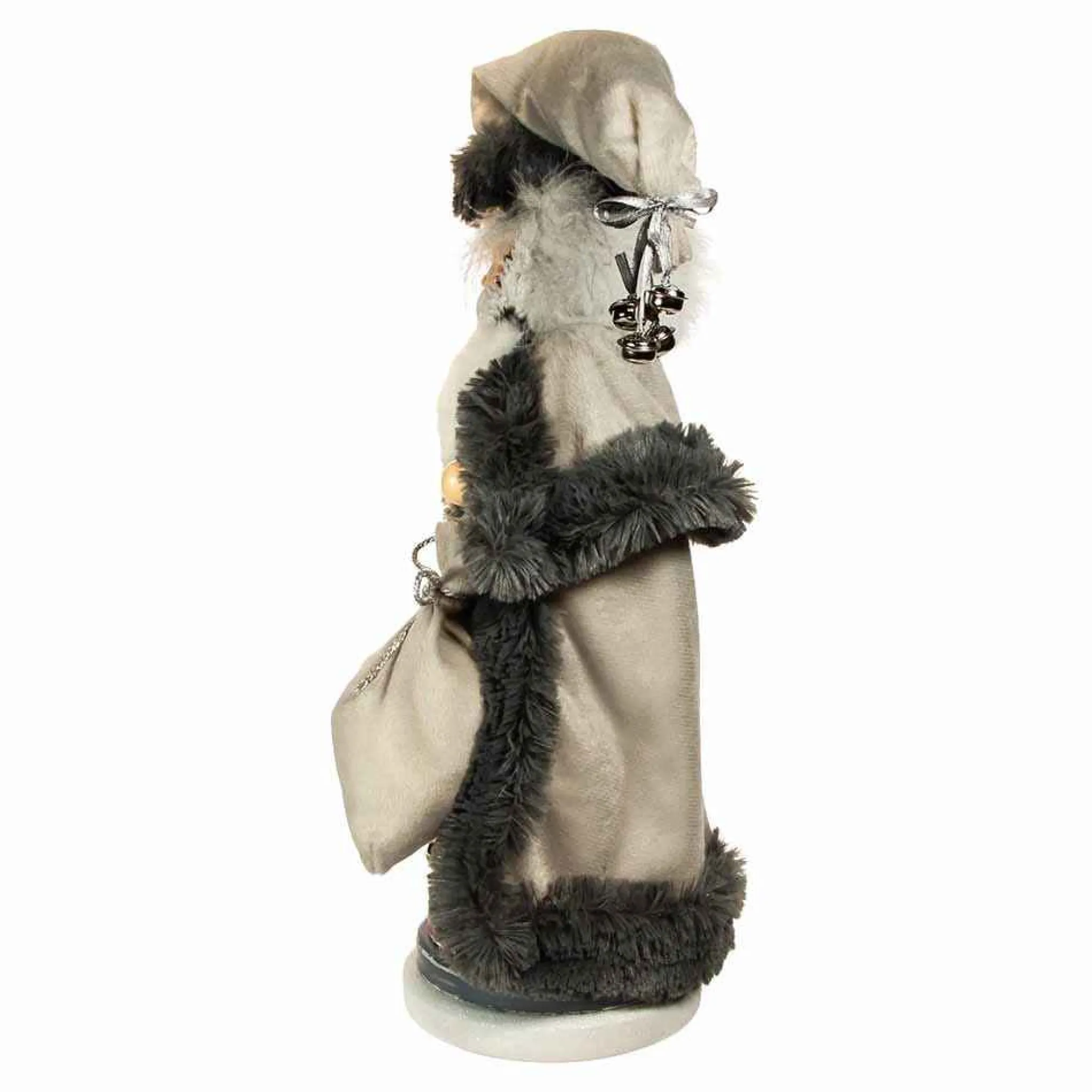Kurt Adler 18-Inch Hollywood White And Gray Santa Nutcracker
