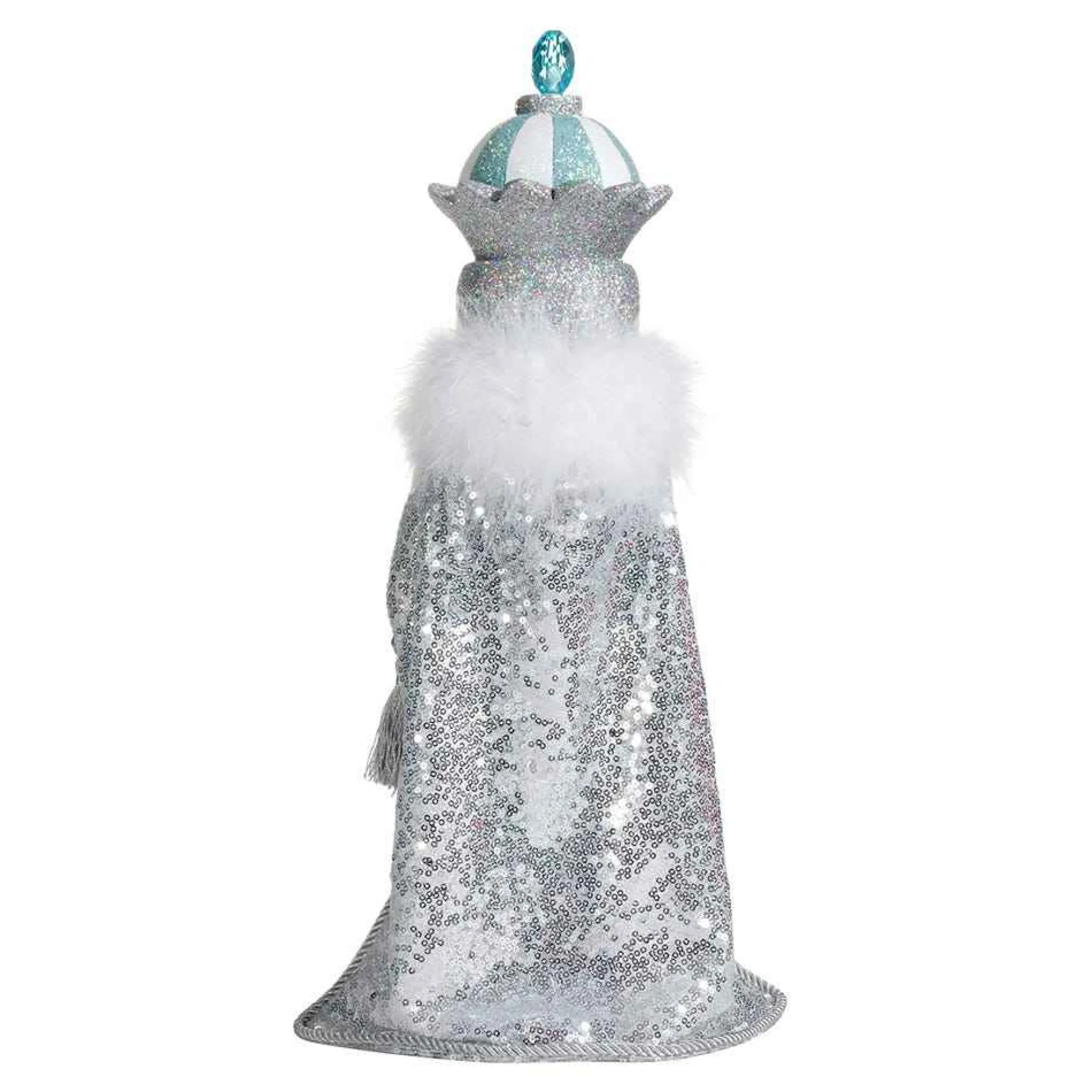 Kurt Adler 18.5-Inch Hollywood™ Blue And Silver King Nutcracker