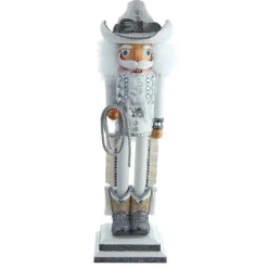 Kurt Adler 19-Inch Hollywood Rhinestone Cowboy Nutcracker