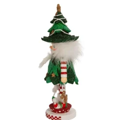 Kurt Adler 12.5-Inch Hollywood Jolly Tree Christmas Hat Nutcracker