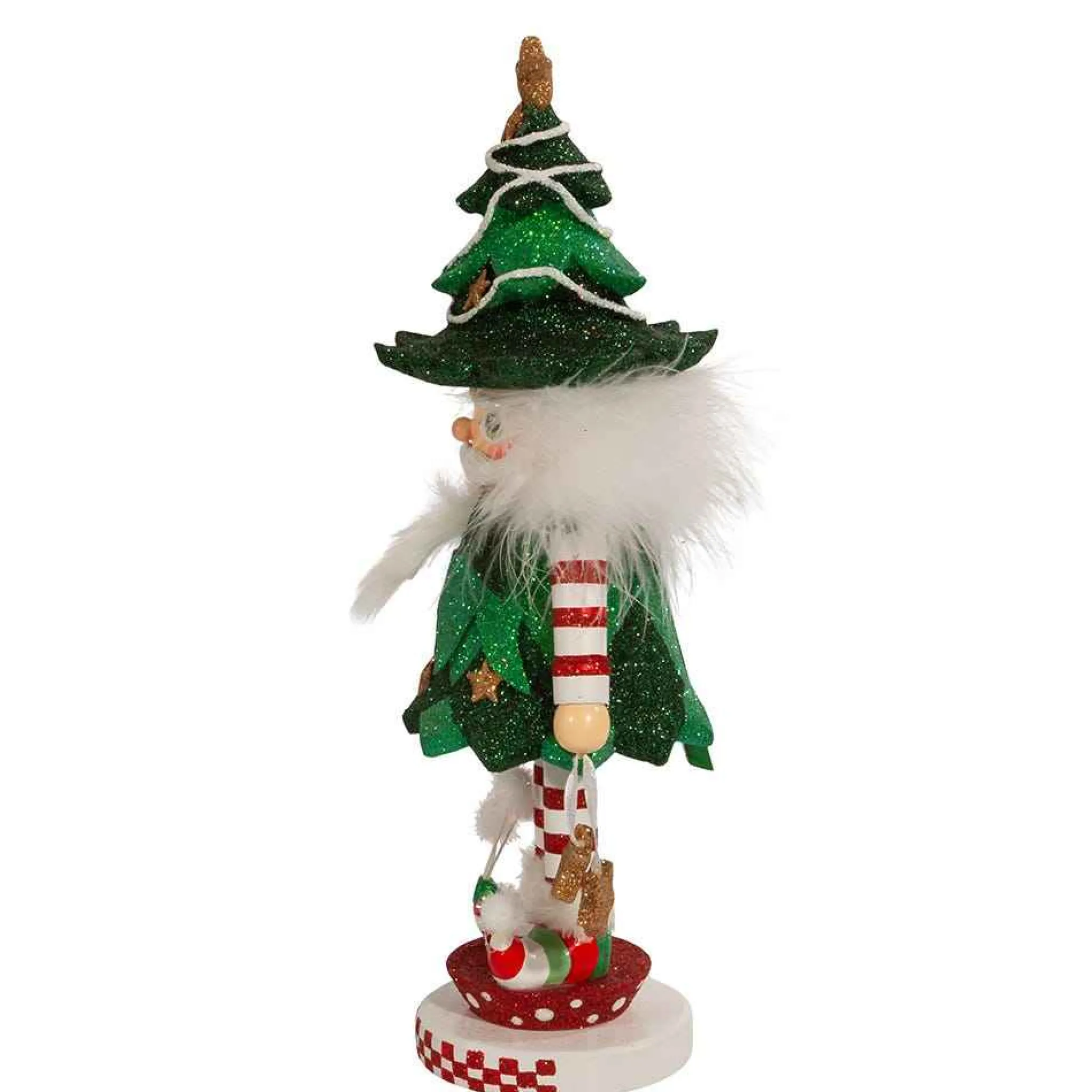 Kurt Adler 12.5-Inch Hollywood Jolly Tree Christmas Hat Nutcracker