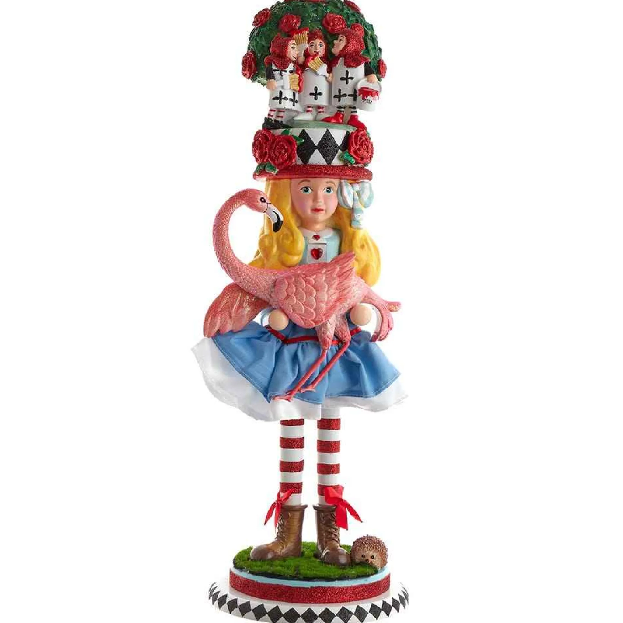 Kurt Adler 19-Inch Hollywood Alice With Flamingo Nutcracker