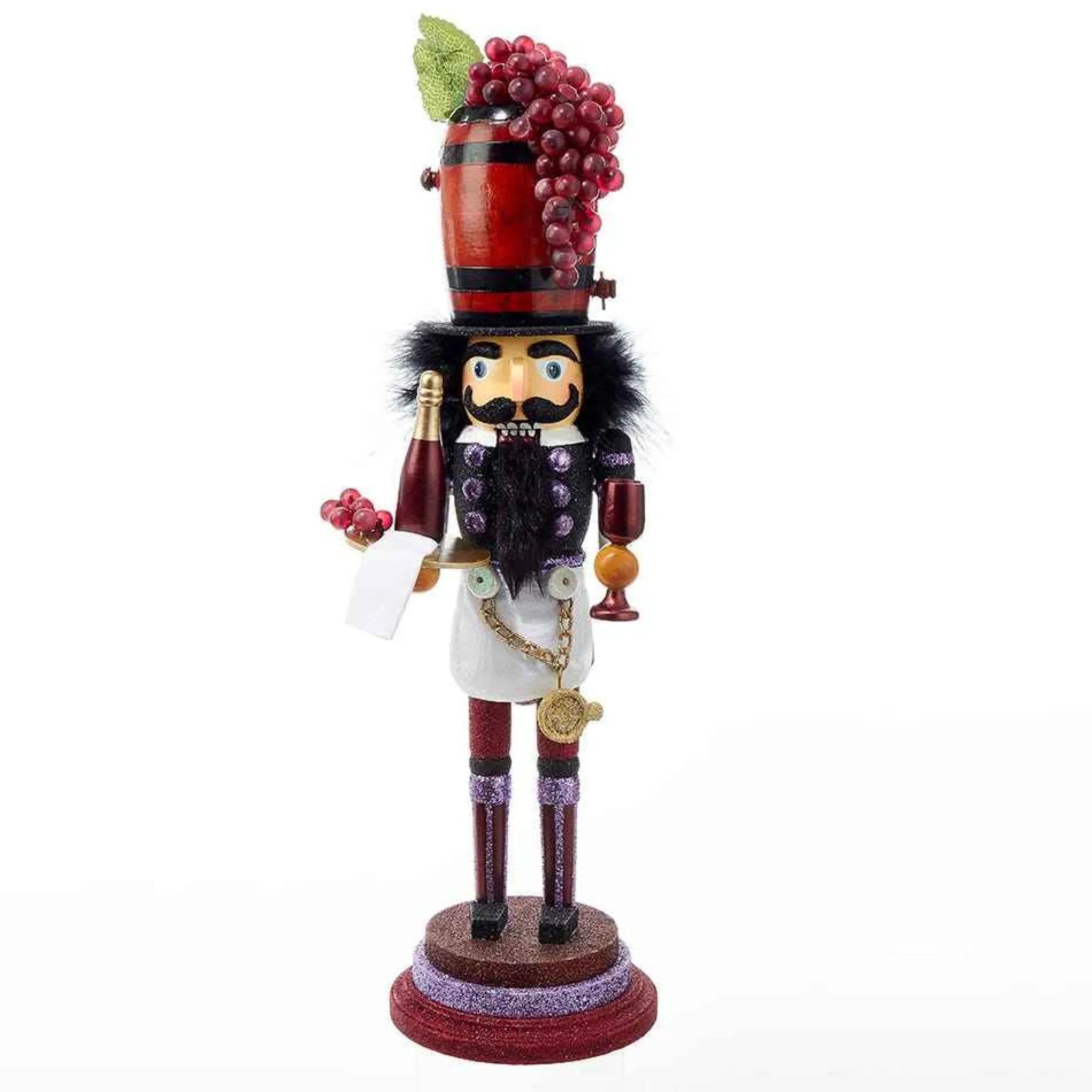 Kurt Adler 19-Inch Hollywood Wine Nutcracker