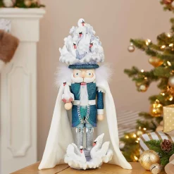 Kurt Adler 18-Inch Hollywood 7 Swans Swimming Nutcracker