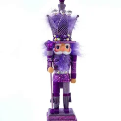 Kurt Adler 16-Inch Hollywood Purple King Nutcracker