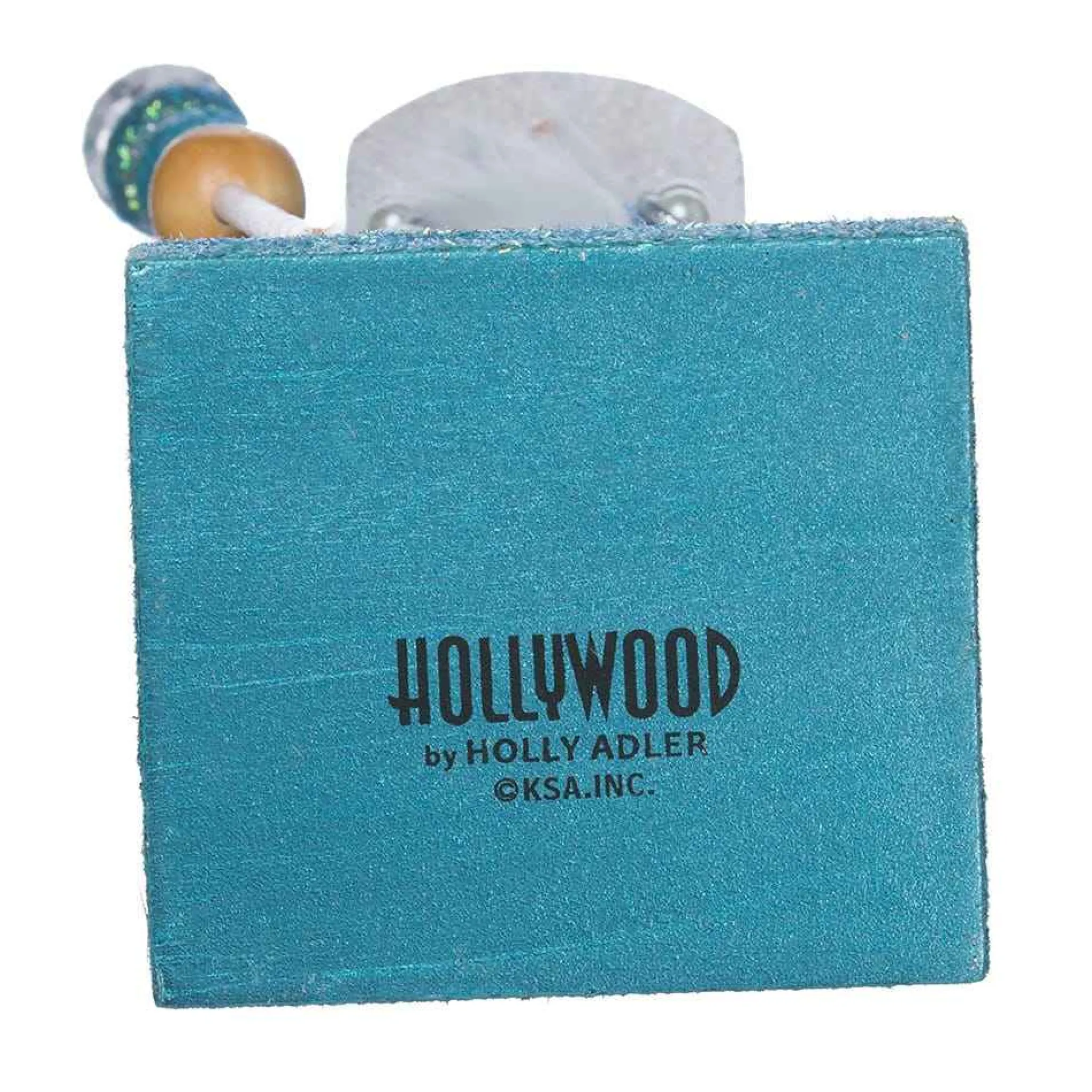 Kurt Adler 17-Inch Hollywood Turquoise/White Nutcracker