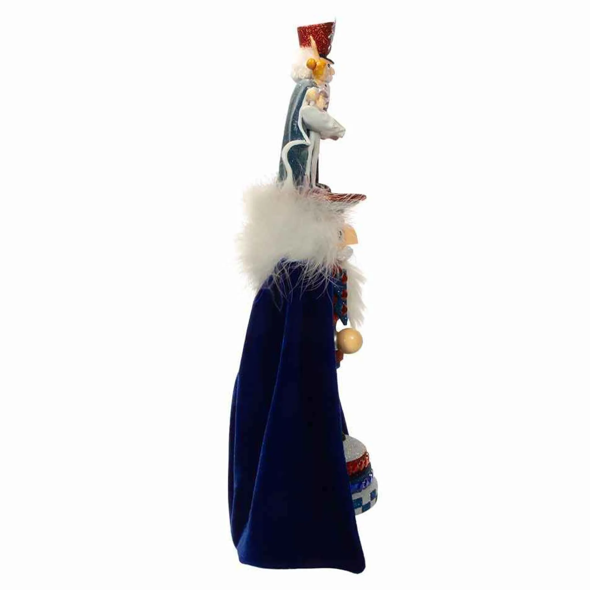 Kurt Adler 18-Inch Hollywood Clara With Nutcracker Prince Nutcracker