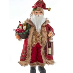 Kurt Adler 17-Inch Kringle Klaus Wine Santa