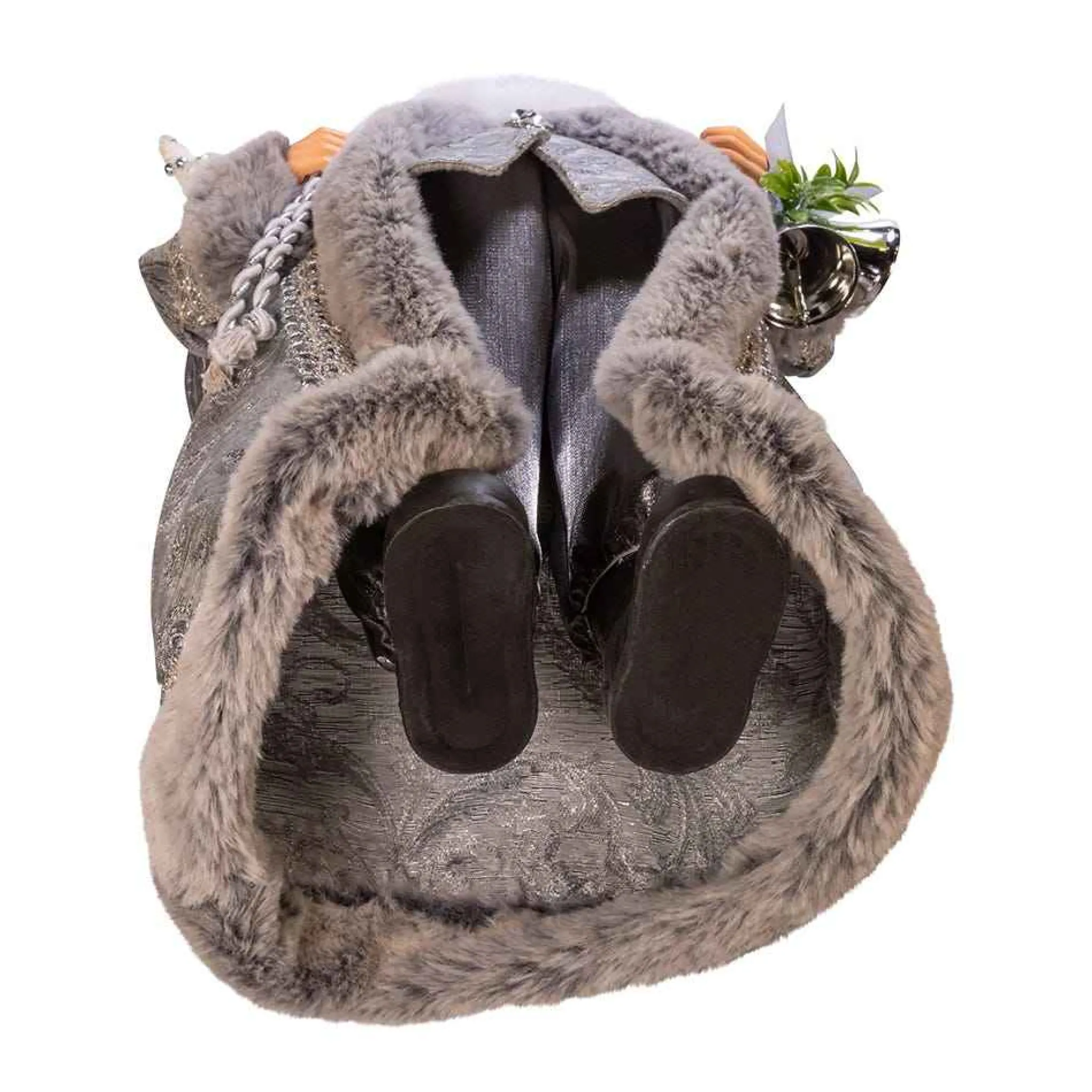 Kurt Adler 18-Inch Kringle Klaus Silver Santa