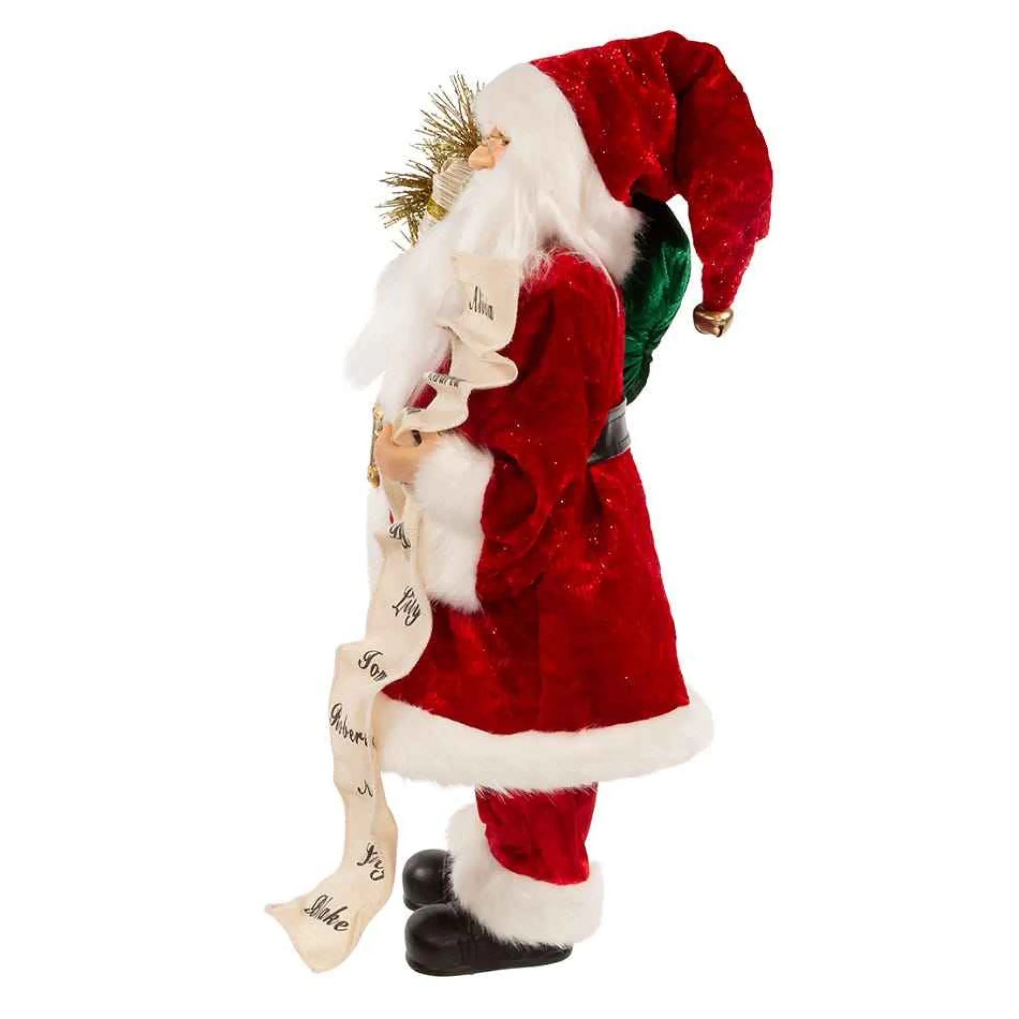 Kurt Adler 17.25-Inch Kringle Klaus Tradition Santa With List