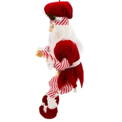 Kurt Adler 17-Inch Kringle Klaus Peppermint Chef Santa