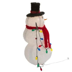 Kurt Adler 48-Inch Lighted Collapsible Snowman