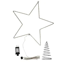 Kurt Adler 17.5-Inch Metal Lighted Led Star Treetop