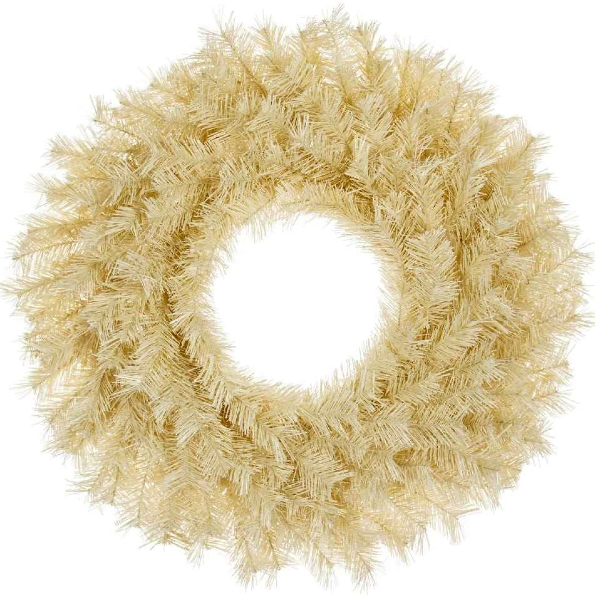 Kurt Adler 30-Inch Unlit Cream Wreath