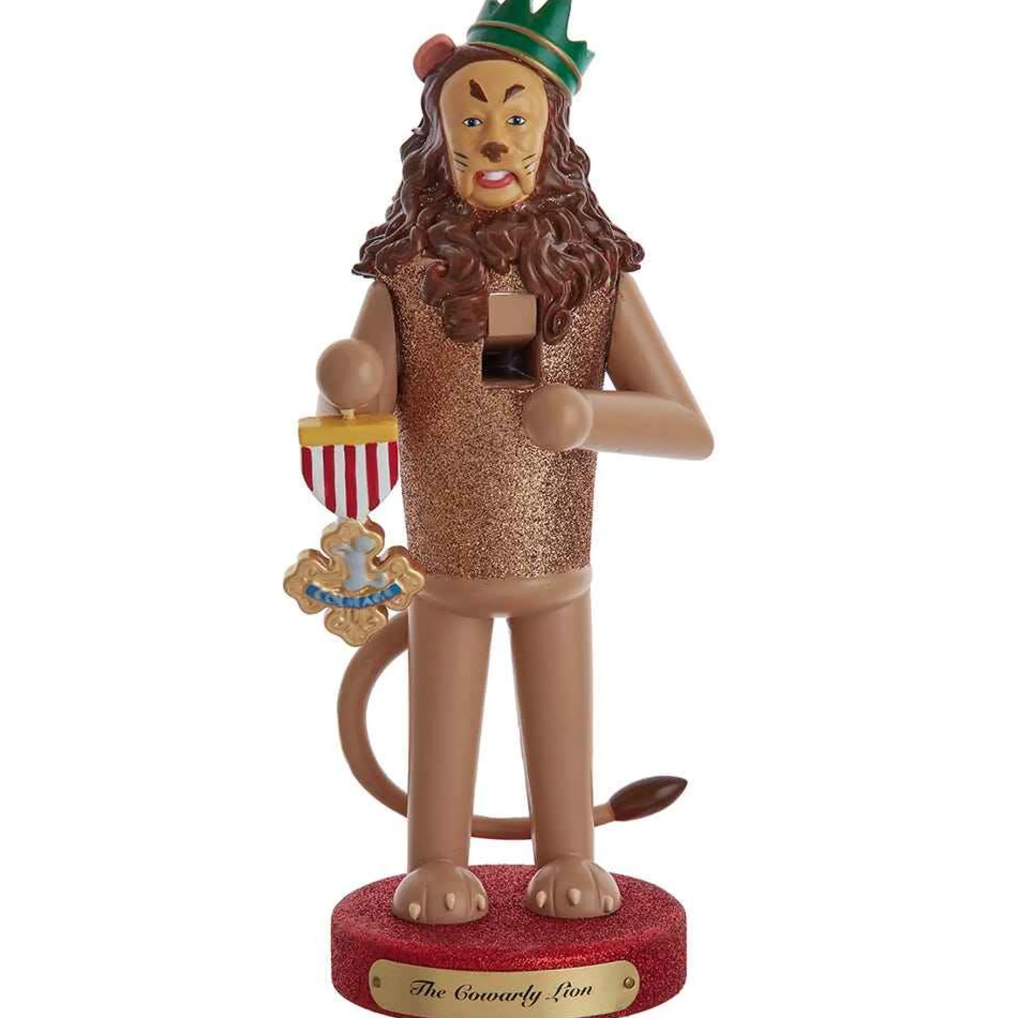 Kurt Adler 10-Inch Wizard Of Oz™ Cowardly Lion Nutcracker