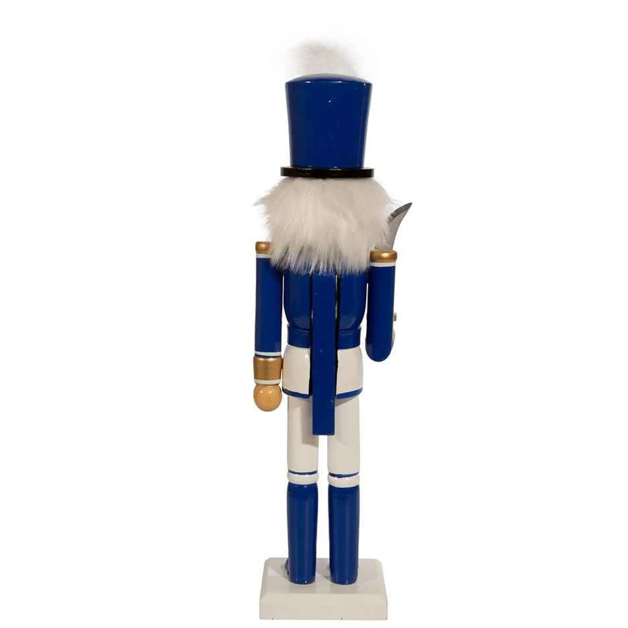 Kurt Adler 15-Inch Wooden Delft Blue Nutcracker