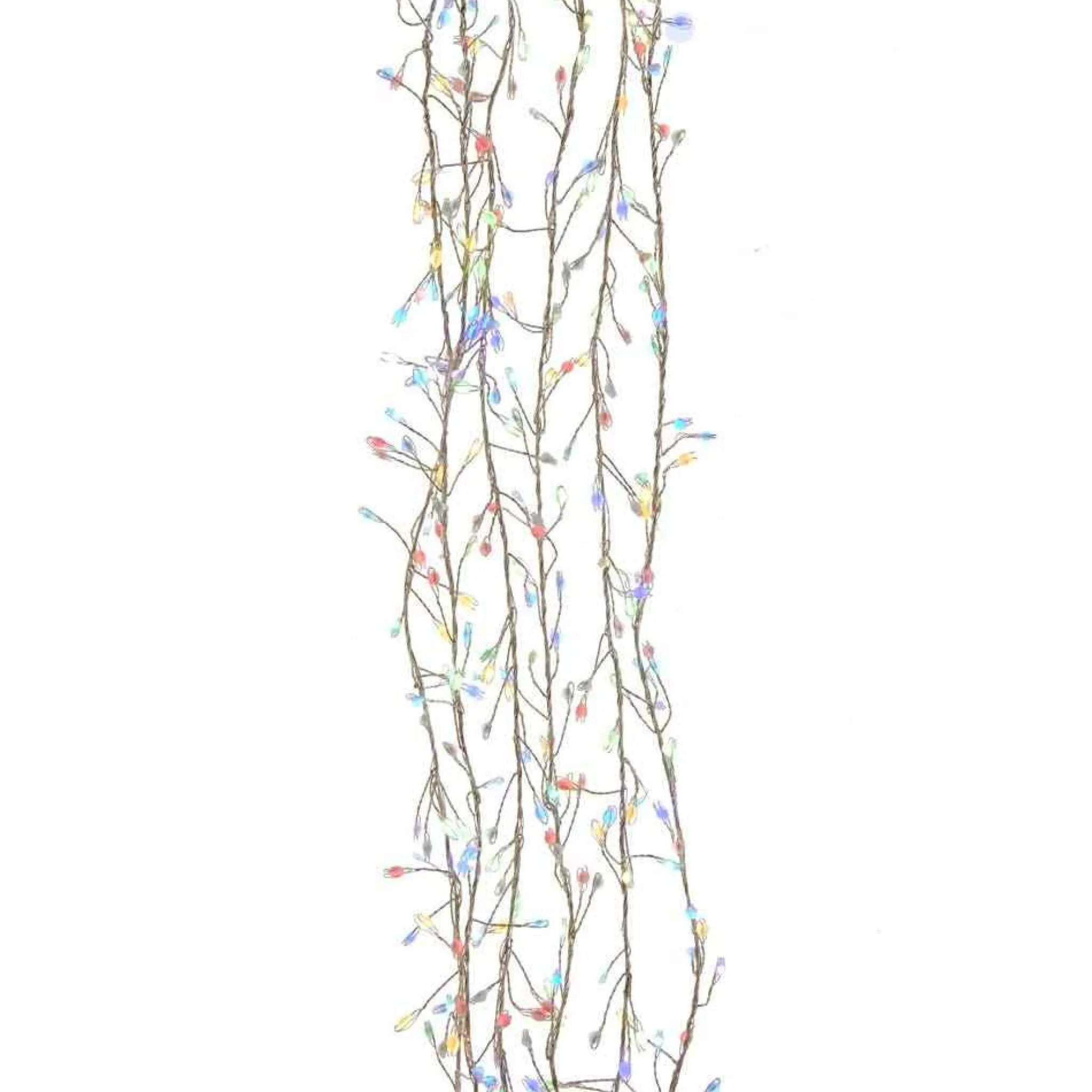 Kurt Adler 300-Light Cluster Garland With Rgb Led Lights