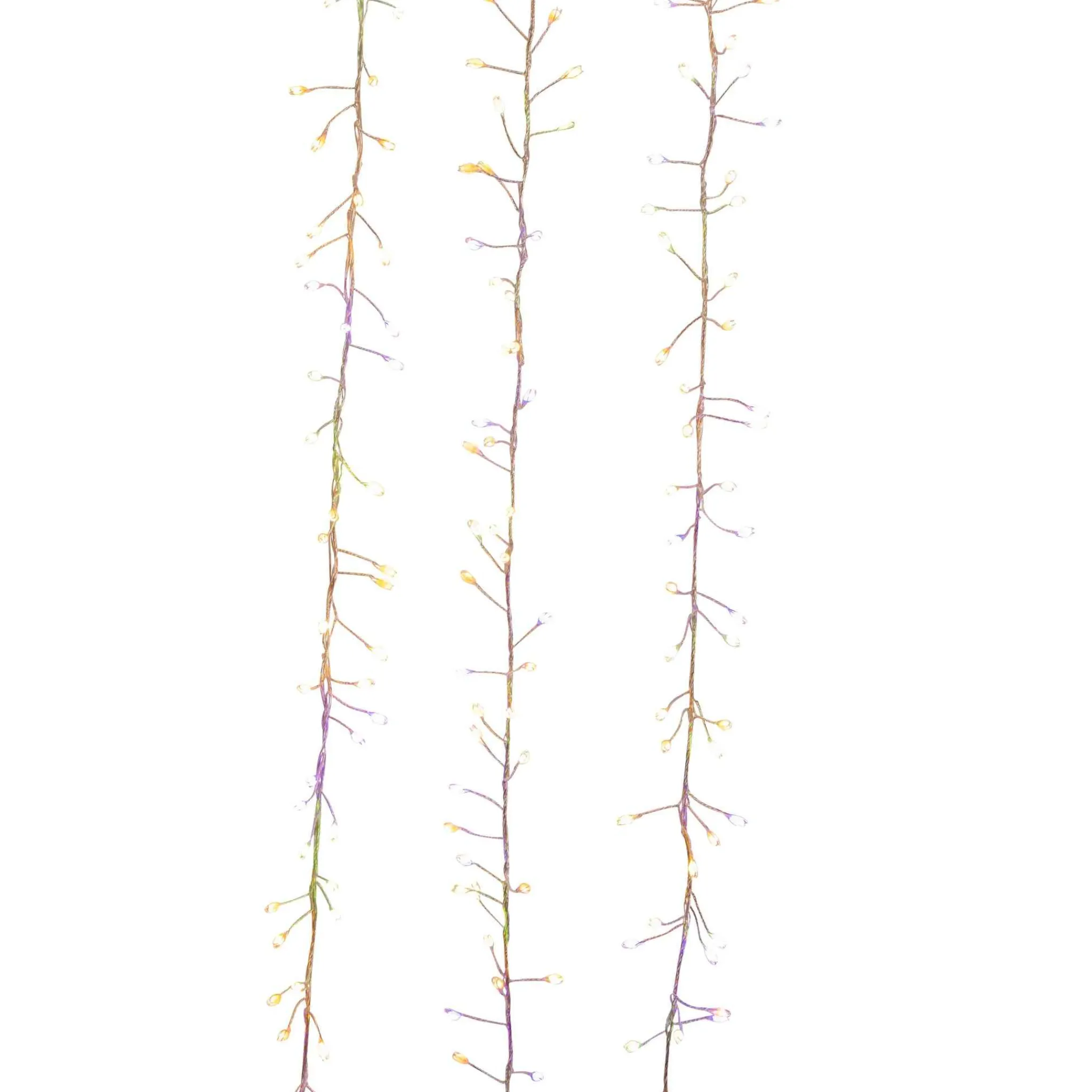 Kurt Adler 300-Light 9.8-Foot Dual Color Led Cluster Garland