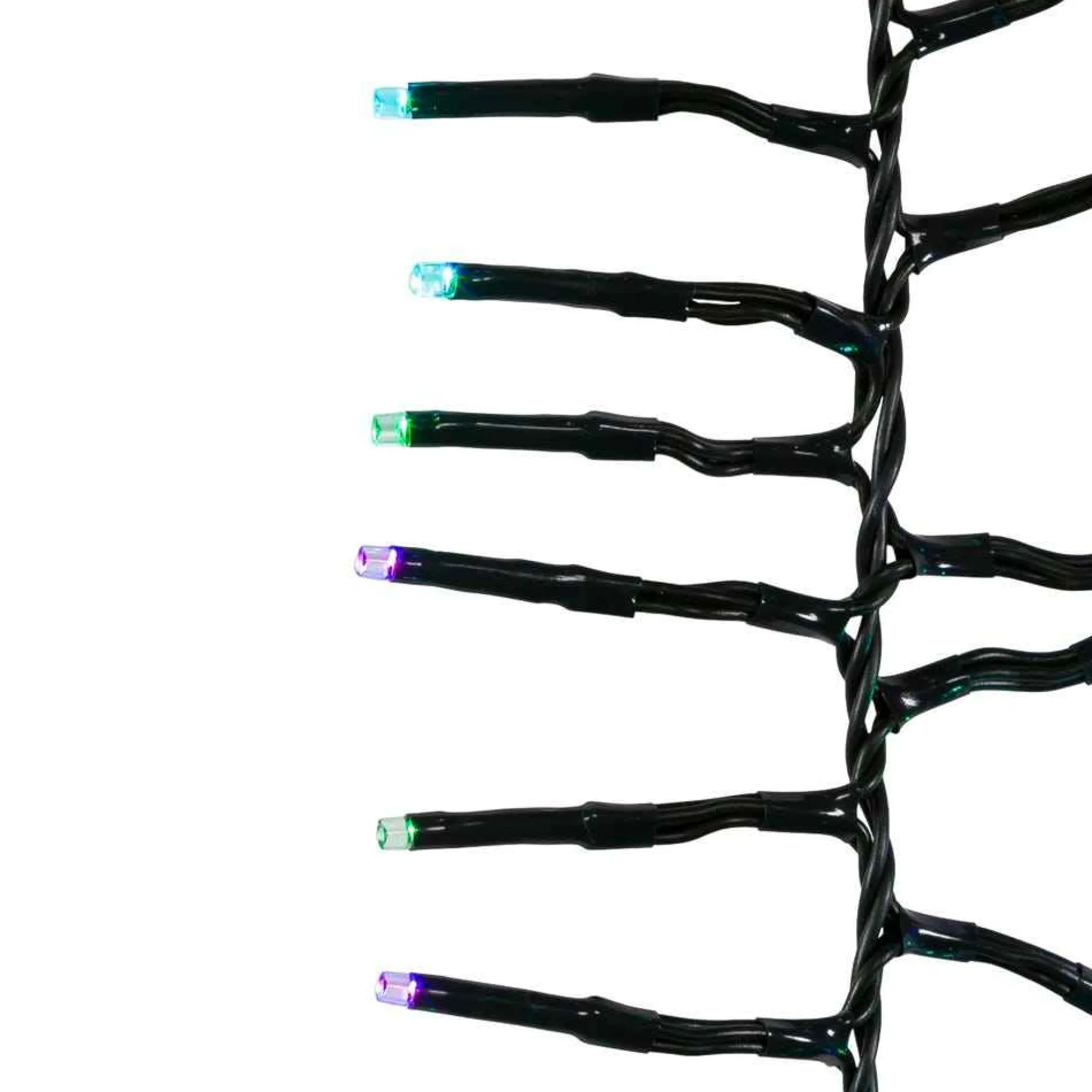 Kurt Adler 480-Light 15.7-Foot Rgb Twinkle Led Connectable Cluster Garland