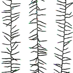 Kurt Adler 480-Light 15.7-Foot Rgb Twinkle Led Connectable Cluster Garland