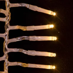 Kurt Adler 480-Light 15.7-Foot Warm White Led Connectable Cluster Garland