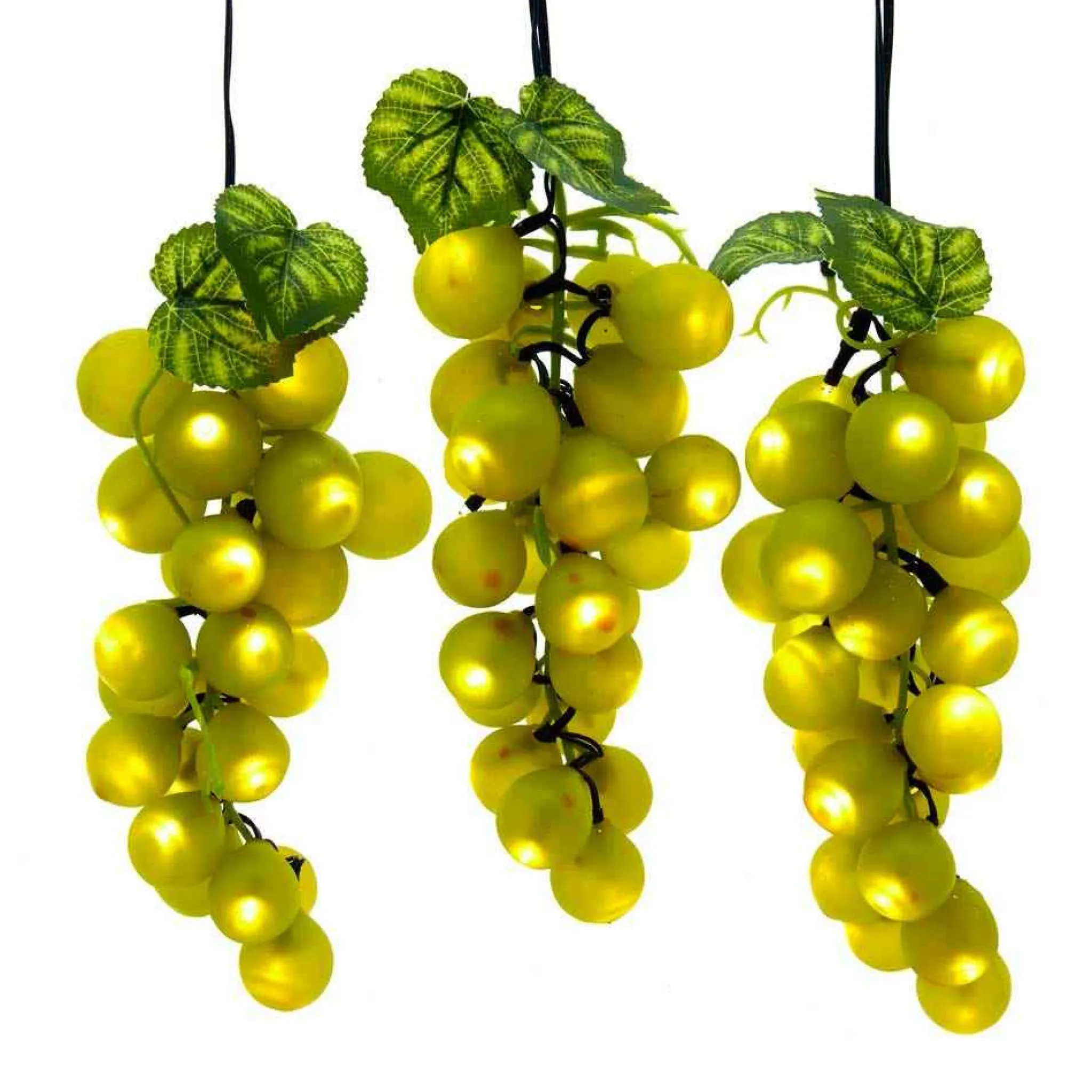 Kurt Adler 75-Light Led Large Green Grape Light Set