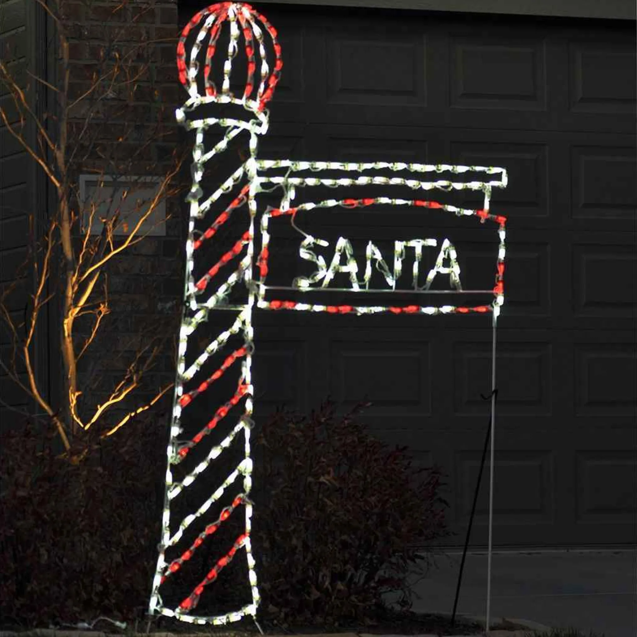 Brite Ideas Led Santa's Light Pole #Led-Slp72