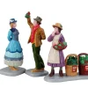 Lemax Village Collection Under The Mistletoe, Set Of 3 #22116