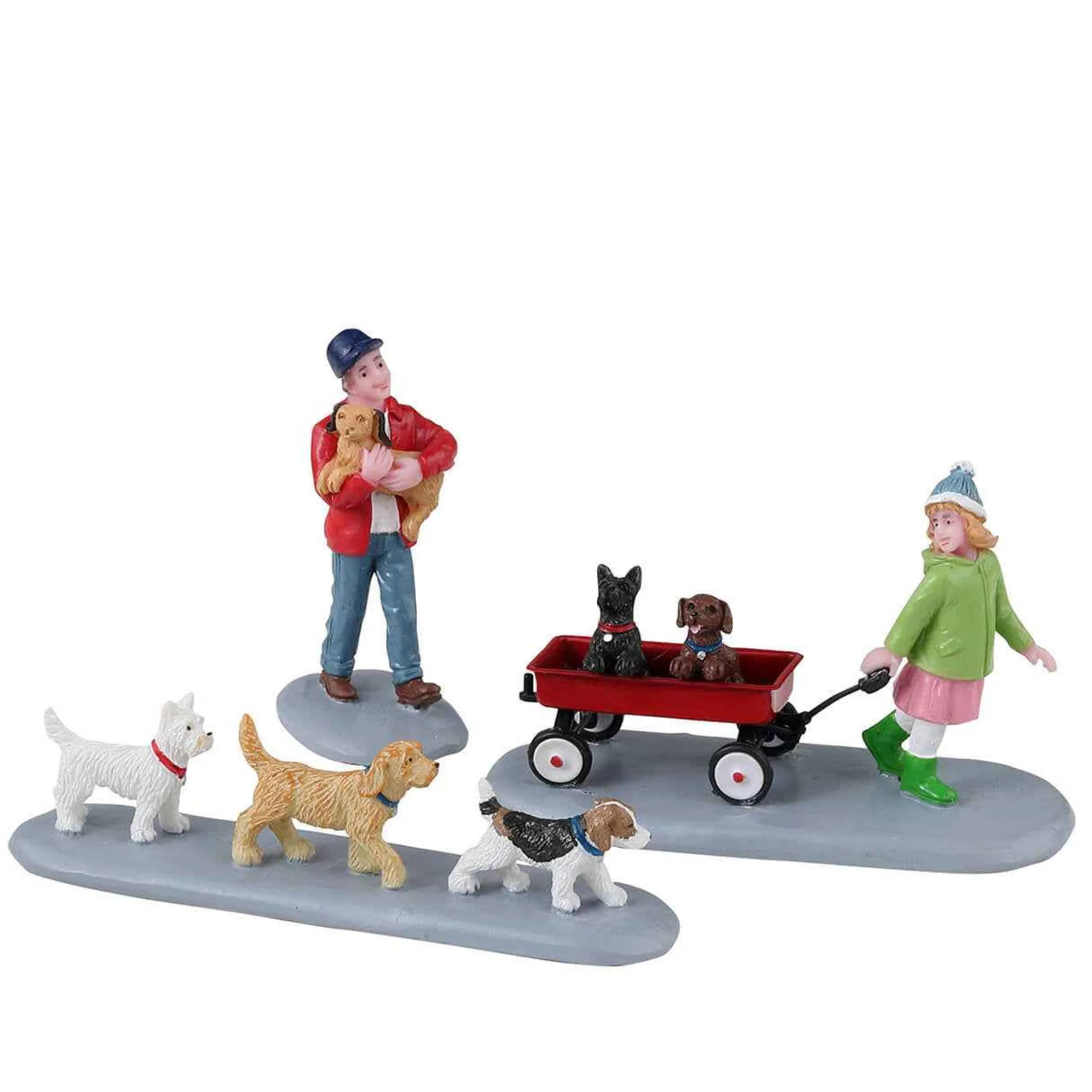 Lemax Village Collection Puppy Parade, Set Of 3 #32226