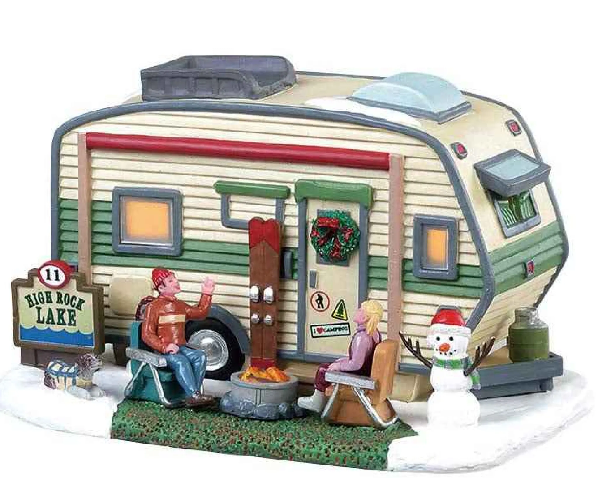 Lemax Village Collection High Rock Lake Trailer #85322