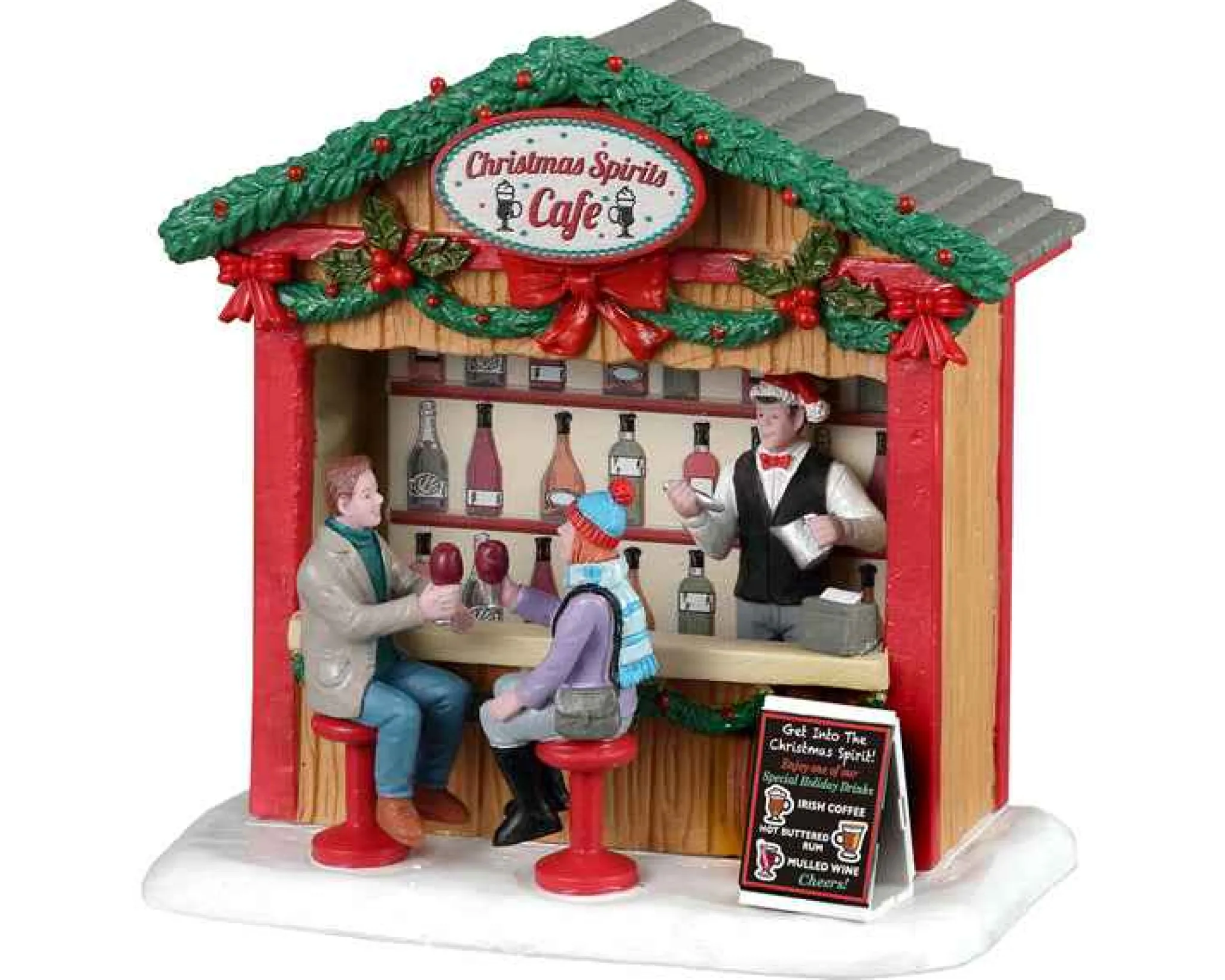 Lemax Village Collection Christmas Spirits Cafe #23605