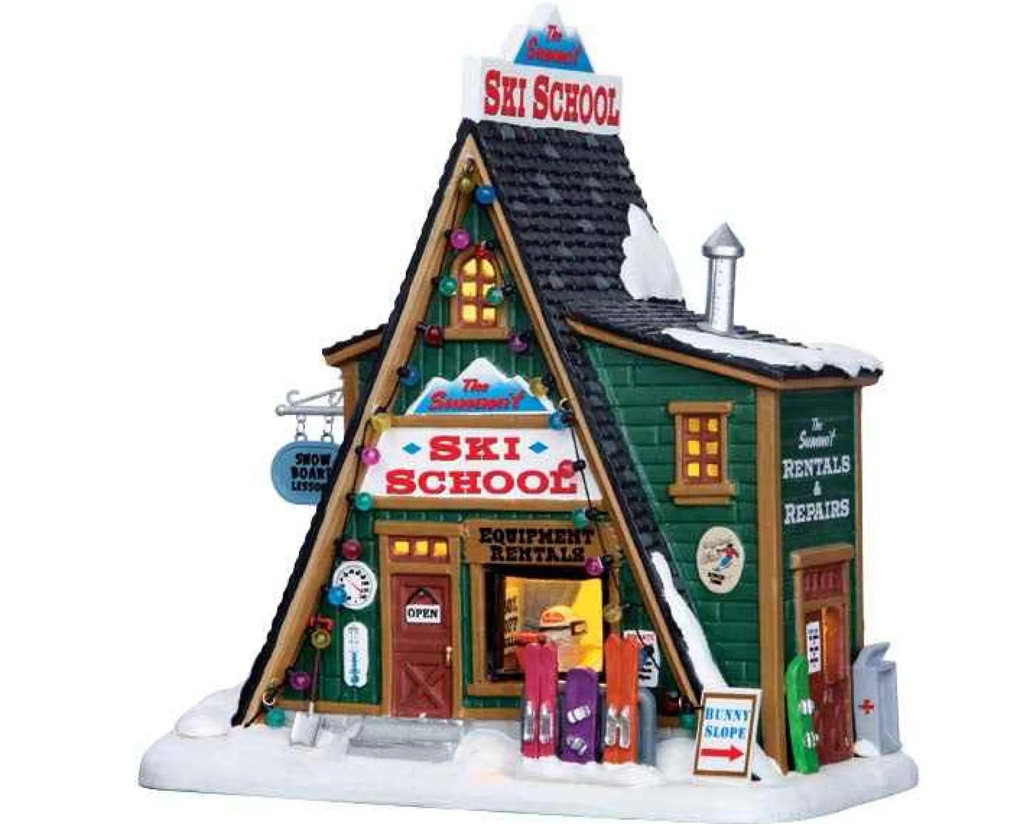 Lemax Village Collection The Summit Ski School #65156